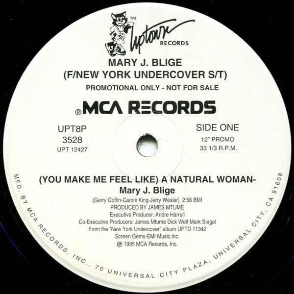 Mary J. Blige / Herb McGruff : (You Make Me Feel Like) A Natural Woman / I Know We Can Do It (12", Promo)