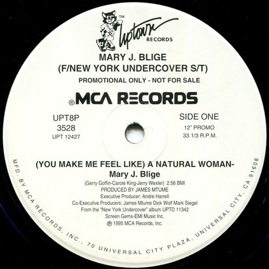 Mary J. Blige / Herb McGruff : (You Make Me Feel Like) A Natural Woman / I Know We Can Do It (12", Promo)
