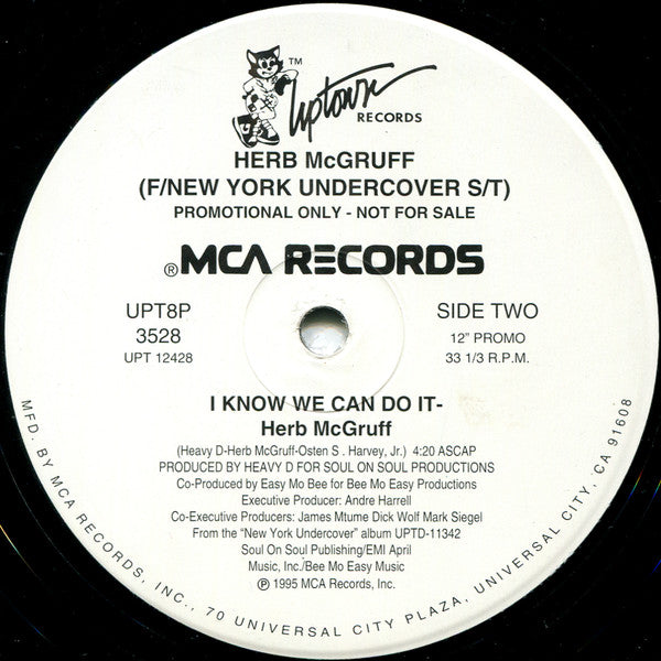 Mary J. Blige / Herb McGruff : (You Make Me Feel Like) A Natural Woman / I Know We Can Do It (12", Promo)