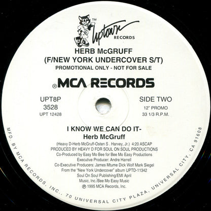 Mary J. Blige / Herb McGruff : (You Make Me Feel Like) A Natural Woman / I Know We Can Do It (12", Promo)
