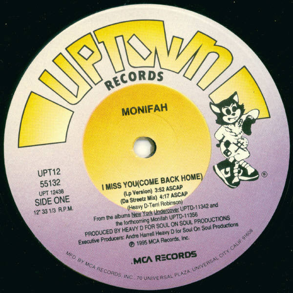 Monifah - I Miss You (Come Back Home) (12")