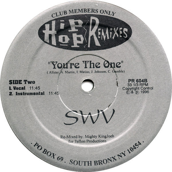 Case / SWV : Touch Me Tease Me / You're The One (12")