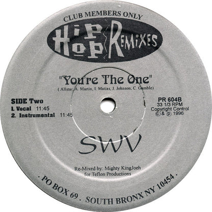 Case / SWV : Touch Me Tease Me / You're The One (12")