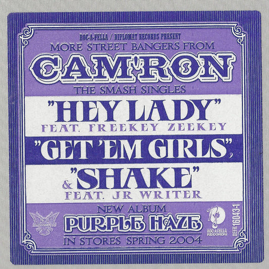 Cam'ron - Hey Lady / Get 'Em Girls / Shake (12", Promo)