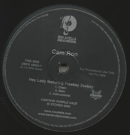 Cam'ron - Hey Lady / Get 'Em Girls / Shake (12", Promo)