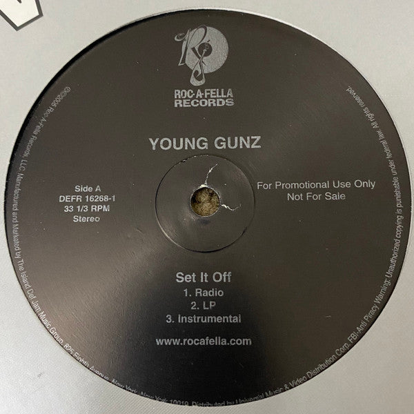Young Gunz : Set It Off (12", Single, Promo)