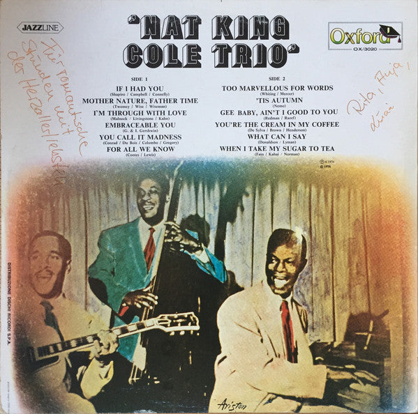 The Nat King Cole Trio - Nat King Cole Trio (LP, Comp)