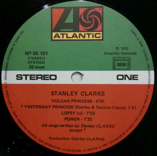 Stanley Clarke : Stanley Clarke (LP, Album)