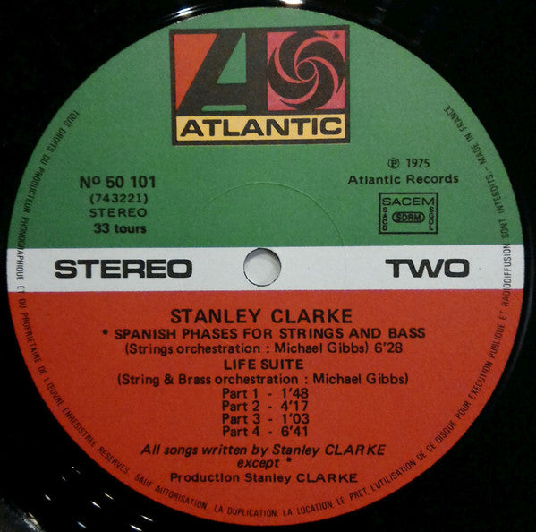 Stanley Clarke : Stanley Clarke (LP, Album)