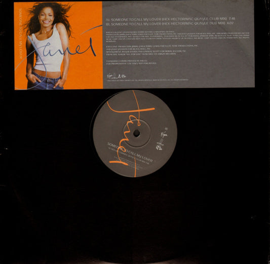 Janet Jackson : Someone To Call My Lover (Hex Hector/Mac Quayle Club Mix) (12", Promo)