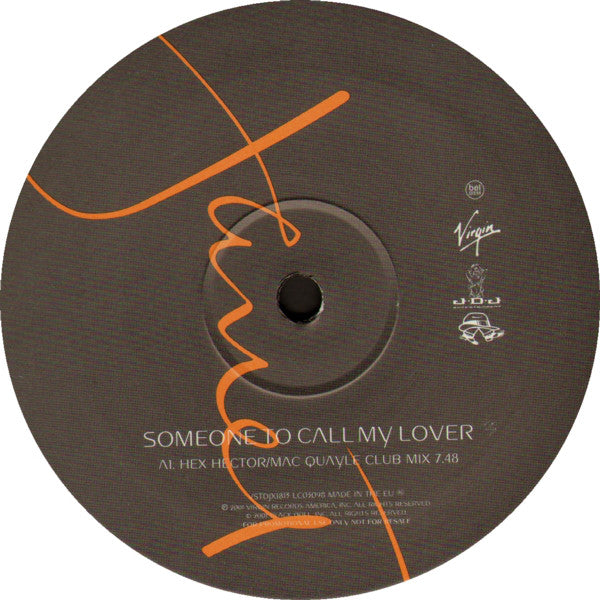 Janet Jackson : Someone To Call My Lover (Hex Hector/Mac Quayle Club Mix) (12", Promo)