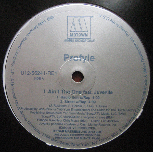 Profyle - I Ain't The One (12")