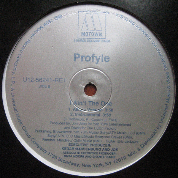 Profyle - I Ain't The One (12")