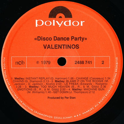 Valentinos* : Disco Dance Party (LP, Album)