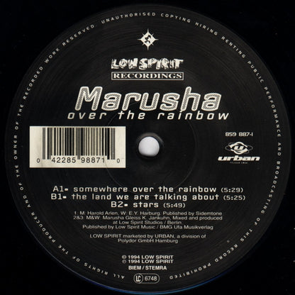 Marusha - Over The Rainbow (12")