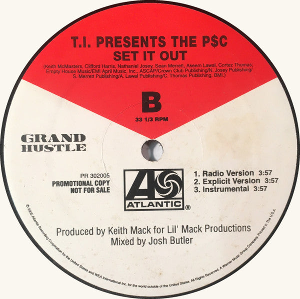 T.I. Presents The P$C : Do Ya Thang/Set It Out (12", Promo)