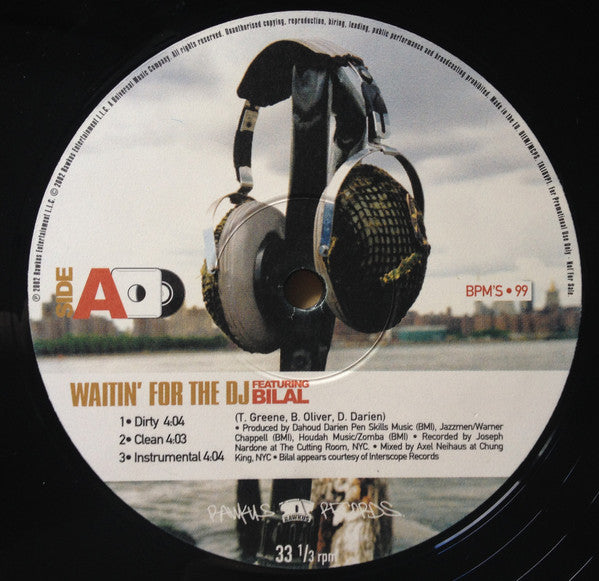 Talib Kweli : Waitin' For The DJ (12", Promo)
