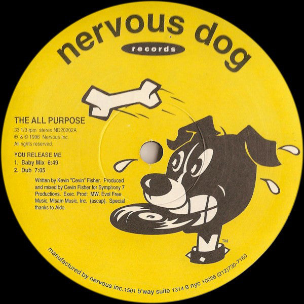 The All Purpose - You Release Me / I Feel It (12")