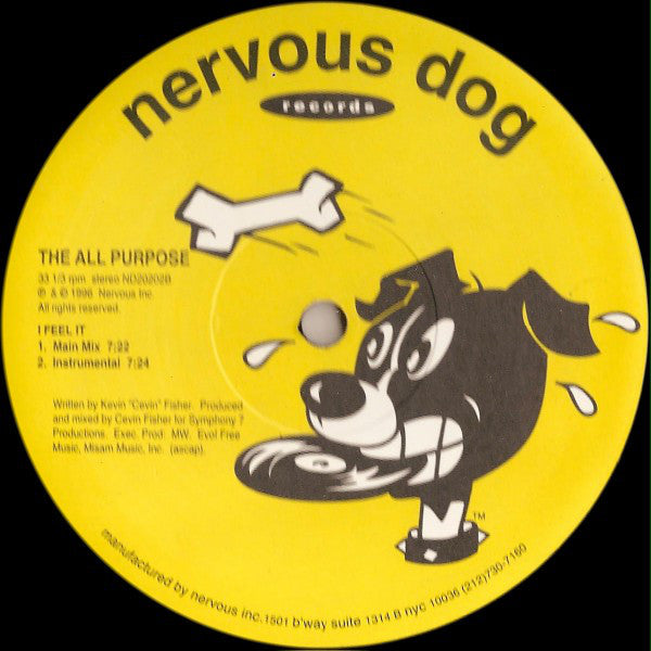 The All Purpose - You Release Me / I Feel It (12")