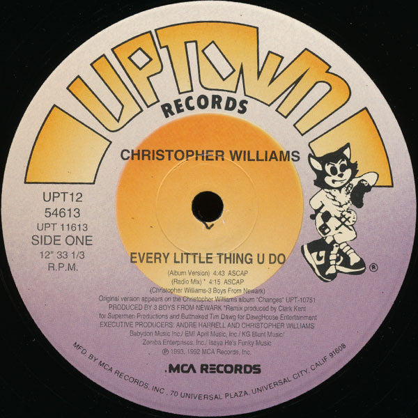 Christopher Williams - Every Little Thing U Do (12", Single)