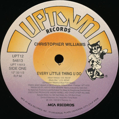 Christopher Williams - Every Little Thing U Do (12", Single)