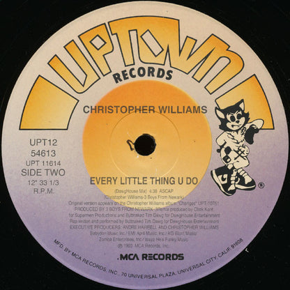 Christopher Williams - Every Little Thing U Do (12", Single)