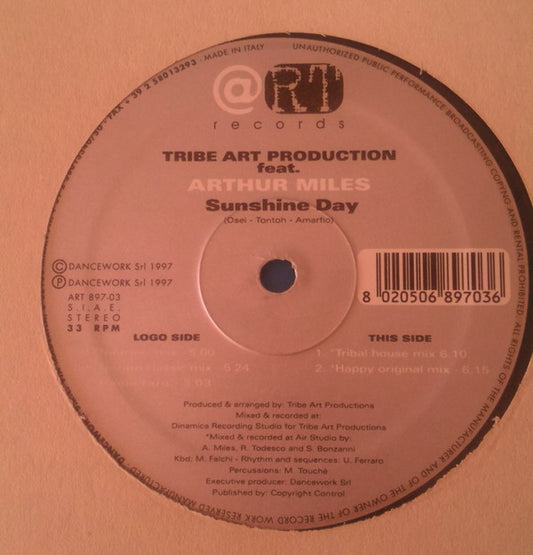 Tribe Art Productions Feat. Arthur Miles : Sunshine Day (12")