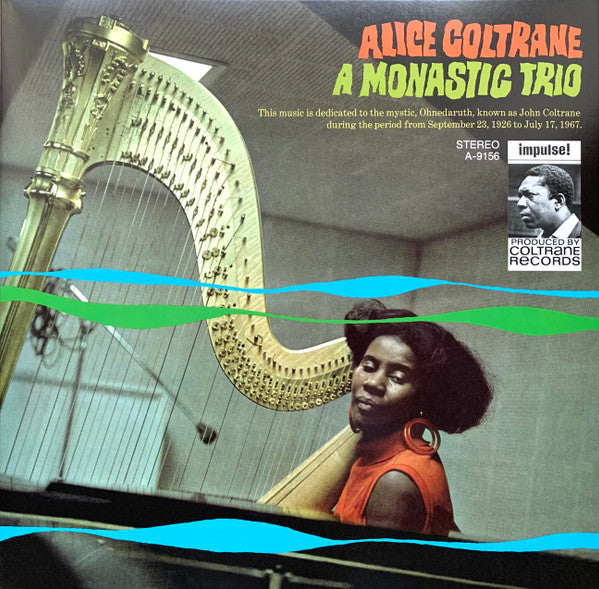 Alice Coltrane - A Monastic Trio (LP, Album, RE, Gat)