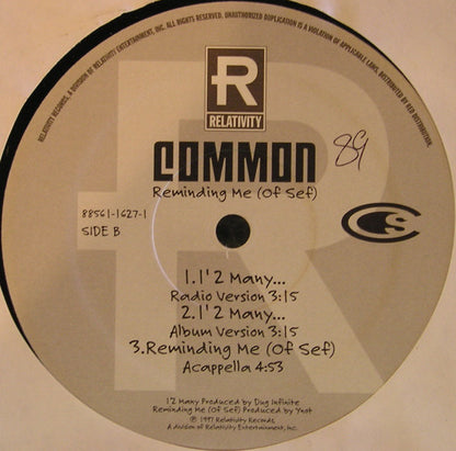 Common : Reminding Me (Of Sef) (12")