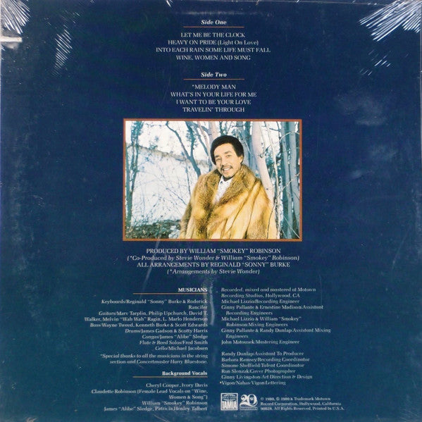 Smokey Robinson - Warm Thoughts (LP, Album)