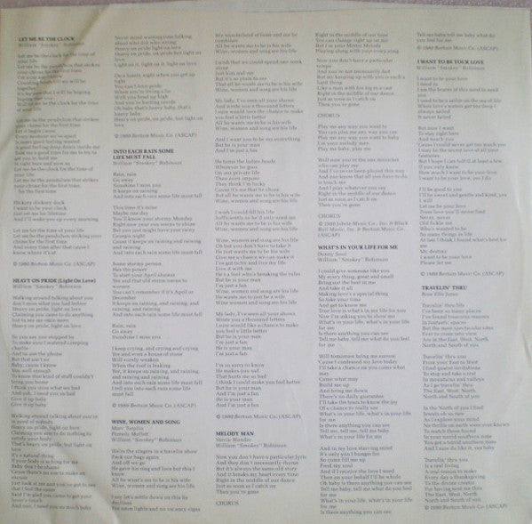 Smokey Robinson - Warm Thoughts (LP, Album)