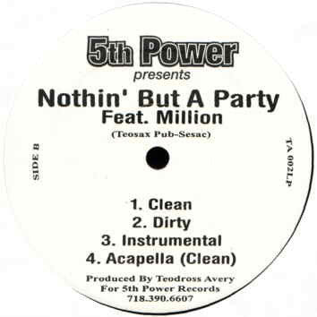 Talib Kweli / Million : Here We Go / Nothin' But A Party (12")