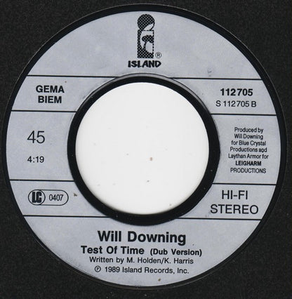Will Downing : Test Of Time (7")