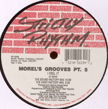 George Morel - Morel's Grooves  Pt. 5 (12")