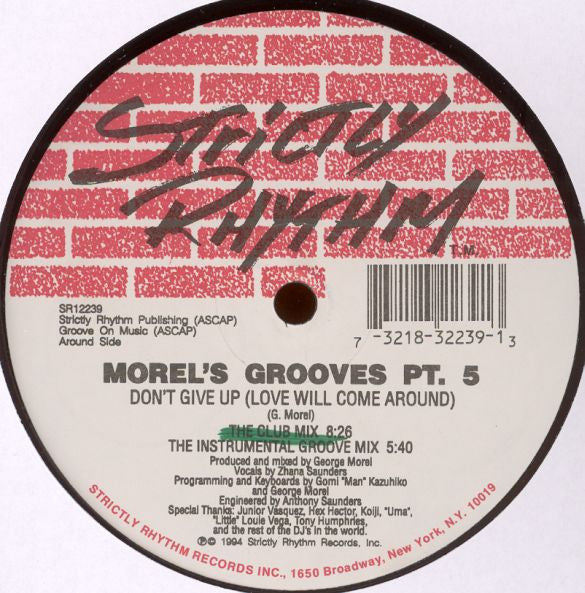 George Morel - Morel's Grooves  Pt. 5 (12")