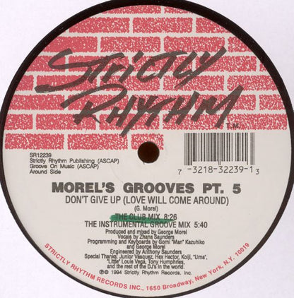 George Morel - Morel's Grooves  Pt. 5 (12")