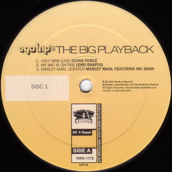 Various : Egotrip's The Big Playback (2xLP, Comp, RE)