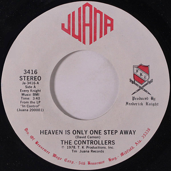 The Controllers (2) : Heaven Is Only One Step Away (7", Styrene)