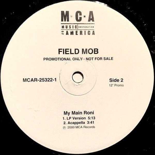 Field Mob - My Main Roni (12", Single, Promo)