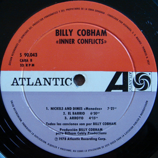 Billy Cobham : Inner Conflicts (LP, Album)