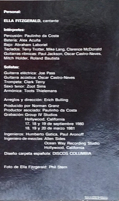 Ella Fitzgerald : Ella Fitzgerald Abraça Antonio Carlos Jobim (2xLP, Album)