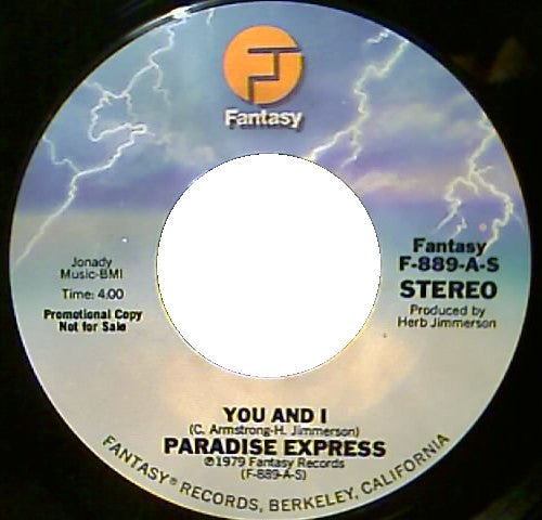 Paradise Express : You And I (7", Promo)