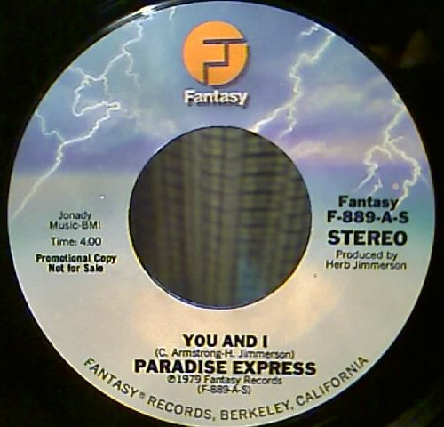 Paradise Express : You And I (7", Promo)