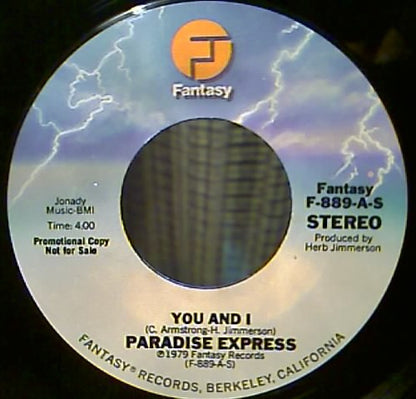 Paradise Express : You And I (7", Promo)