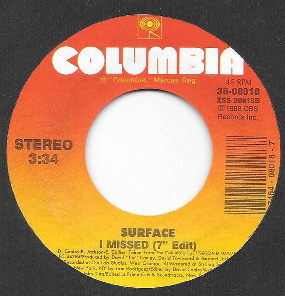 Surface : I Missed (7")