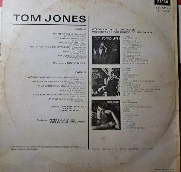 Tom Jones : This Is Tom Jones (LP, Album)
