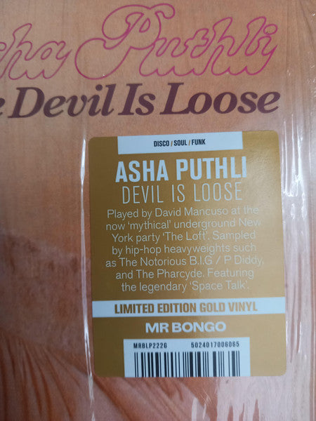 Asha Puthli - The Devil Is Loose (LP, Album, RE, Gol)