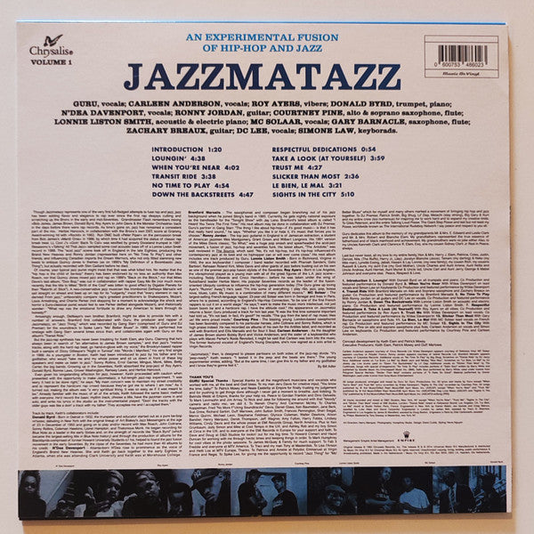 Guru - Jazzmatazz (Volume 1) (LP, Album, RE)
