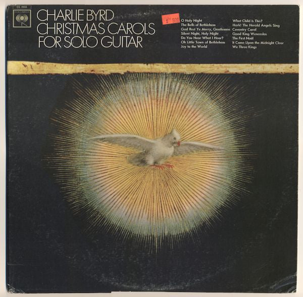 Charlie Byrd - Christmas Carols For Solo Guitar (LP, Album, Mono)