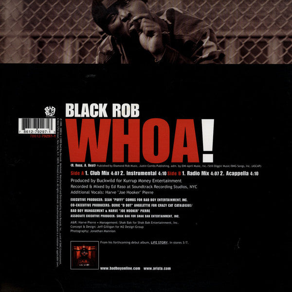 Black Rob - Whoa! (12")